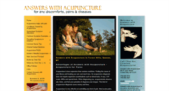 Desktop Screenshot of answerswithacupuncture.com